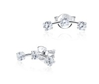 Orion's Belt CZ Silver Stud Earring STS-2649